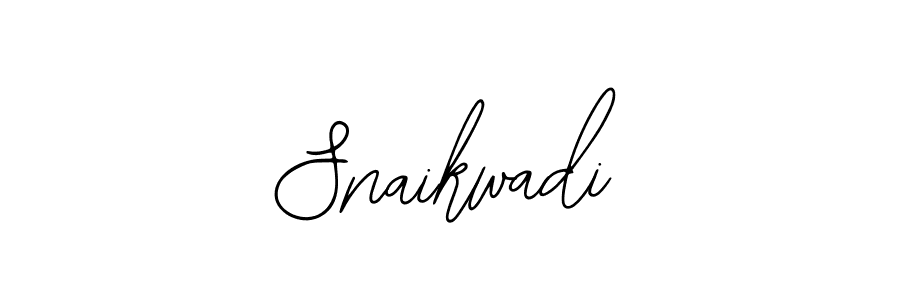 You should practise on your own different ways (Bearetta-2O07w) to write your name (Snaikwadi) in signature. don't let someone else do it for you. Snaikwadi signature style 12 images and pictures png