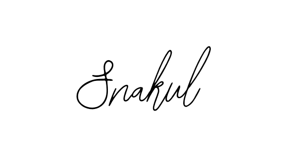 How to Draw Snakul signature style? Bearetta-2O07w is a latest design signature styles for name Snakul. Snakul signature style 12 images and pictures png