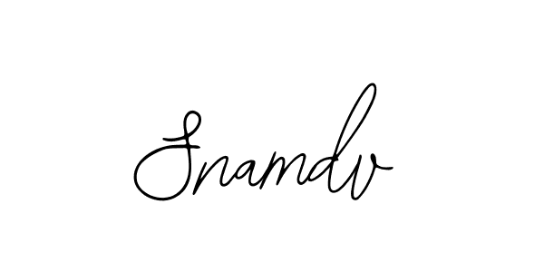 Make a beautiful signature design for name Snamdv. With this signature (Bearetta-2O07w) style, you can create a handwritten signature for free. Snamdv signature style 12 images and pictures png