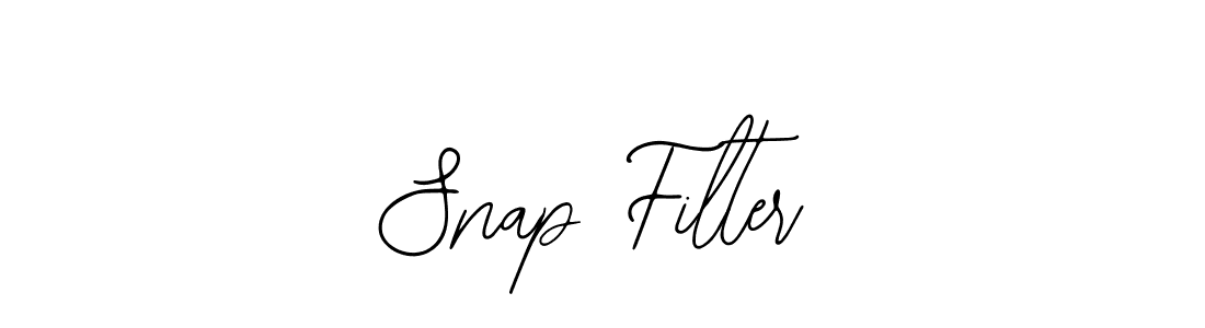 Use a signature maker to create a handwritten signature online. With this signature software, you can design (Bearetta-2O07w) your own signature for name Snap Filter. Snap Filter signature style 12 images and pictures png