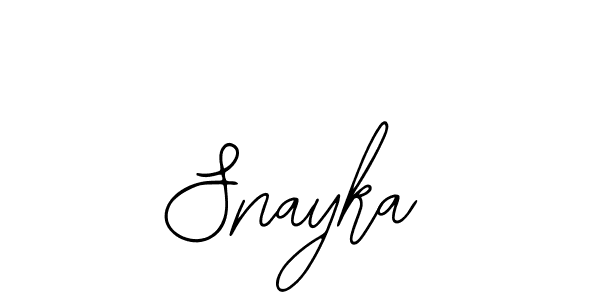 Also You can easily find your signature by using the search form. We will create Snayka name handwritten signature images for you free of cost using Bearetta-2O07w sign style. Snayka signature style 12 images and pictures png