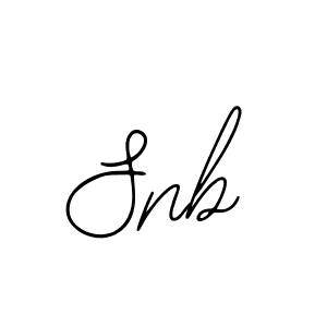 Create a beautiful signature design for name Snb. With this signature (Bearetta-2O07w) fonts, you can make a handwritten signature for free. Snb signature style 12 images and pictures png
