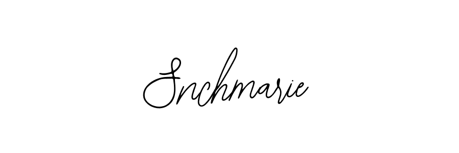 Make a beautiful signature design for name Snchmarie. With this signature (Bearetta-2O07w) style, you can create a handwritten signature for free. Snchmarie signature style 12 images and pictures png