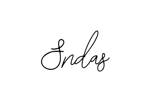 Use a signature maker to create a handwritten signature online. With this signature software, you can design (Bearetta-2O07w) your own signature for name Sndas. Sndas signature style 12 images and pictures png