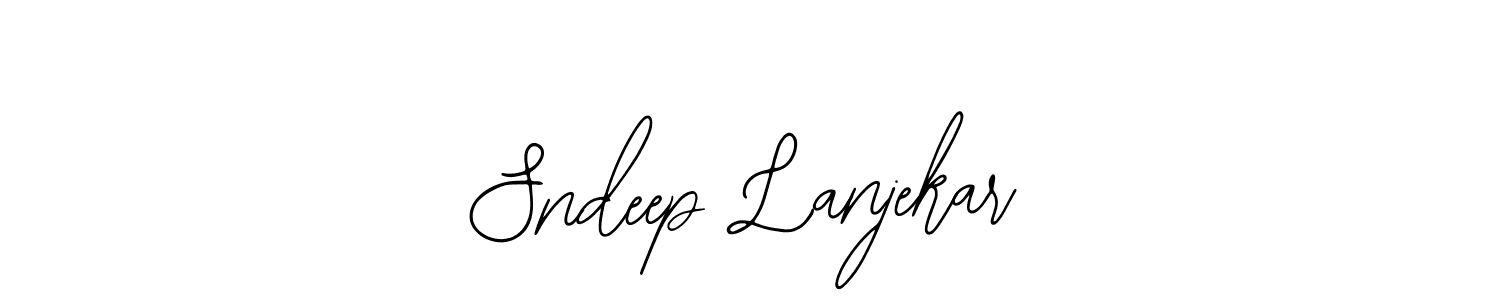 Also You can easily find your signature by using the search form. We will create Sndeep Lanjekar name handwritten signature images for you free of cost using Bearetta-2O07w sign style. Sndeep Lanjekar signature style 12 images and pictures png