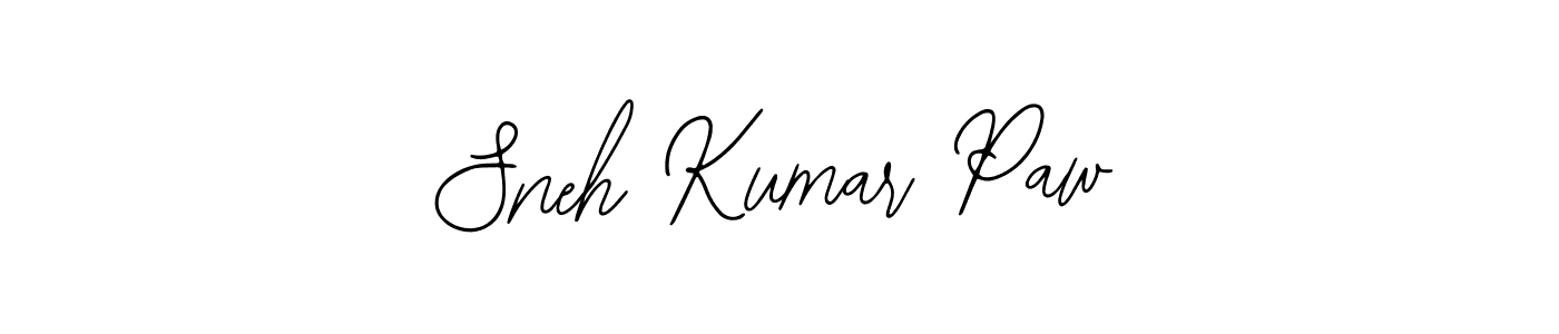 Also You can easily find your signature by using the search form. We will create Sneh Kumar Paw name handwritten signature images for you free of cost using Bearetta-2O07w sign style. Sneh Kumar Paw signature style 12 images and pictures png