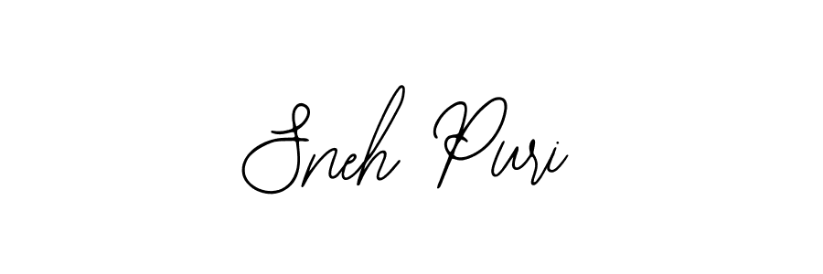 The best way (Bearetta-2O07w) to make a short signature is to pick only two or three words in your name. The name Sneh Puri include a total of six letters. For converting this name. Sneh Puri signature style 12 images and pictures png