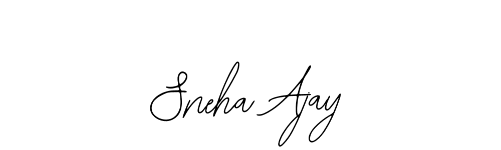 The best way (Bearetta-2O07w) to make a short signature is to pick only two or three words in your name. The name Sneha Ajay include a total of six letters. For converting this name. Sneha Ajay signature style 12 images and pictures png
