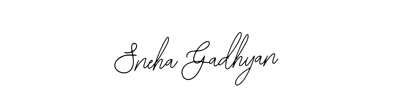 Create a beautiful signature design for name Sneha Gadhyan. With this signature (Bearetta-2O07w) fonts, you can make a handwritten signature for free. Sneha Gadhyan signature style 12 images and pictures png