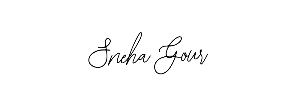 It looks lik you need a new signature style for name Sneha Gour. Design unique handwritten (Bearetta-2O07w) signature with our free signature maker in just a few clicks. Sneha Gour signature style 12 images and pictures png