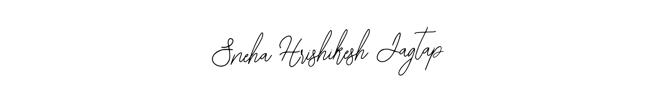 How to make Sneha Hrishikesh Jagtap name signature. Use Bearetta-2O07w style for creating short signs online. This is the latest handwritten sign. Sneha Hrishikesh Jagtap signature style 12 images and pictures png