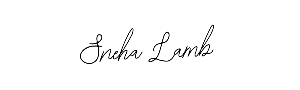 if you are searching for the best signature style for your name Sneha Lamb. so please give up your signature search. here we have designed multiple signature styles  using Bearetta-2O07w. Sneha Lamb signature style 12 images and pictures png