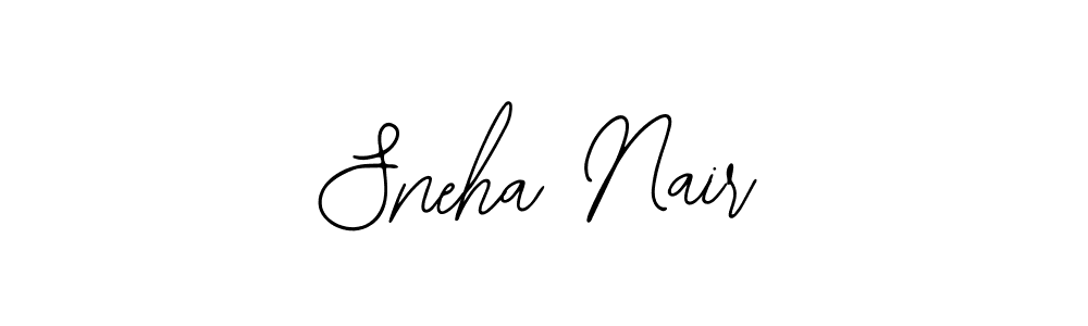 Make a short Sneha Nair signature style. Manage your documents anywhere anytime using Bearetta-2O07w. Create and add eSignatures, submit forms, share and send files easily. Sneha Nair signature style 12 images and pictures png