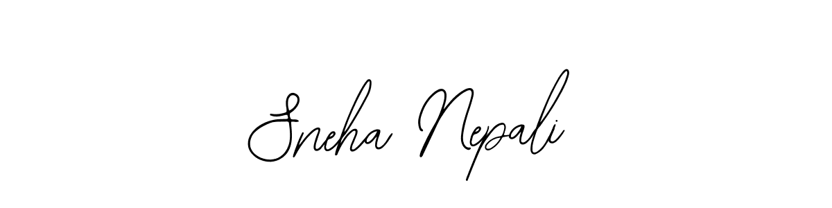 Sneha Nepali stylish signature style. Best Handwritten Sign (Bearetta-2O07w) for my name. Handwritten Signature Collection Ideas for my name Sneha Nepali. Sneha Nepali signature style 12 images and pictures png