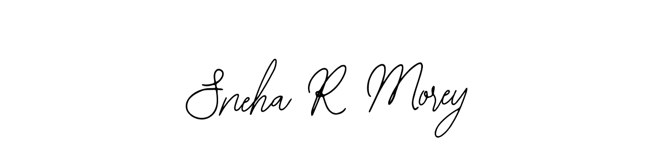 You should practise on your own different ways (Bearetta-2O07w) to write your name (Sneha R Morey) in signature. don't let someone else do it for you. Sneha R Morey signature style 12 images and pictures png
