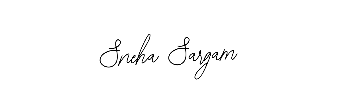 You should practise on your own different ways (Bearetta-2O07w) to write your name (Sneha Sargam) in signature. don't let someone else do it for you. Sneha Sargam signature style 12 images and pictures png
