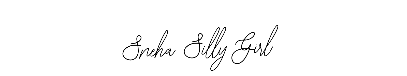 Bearetta-2O07w is a professional signature style that is perfect for those who want to add a touch of class to their signature. It is also a great choice for those who want to make their signature more unique. Get Sneha Silly Girl name to fancy signature for free. Sneha Silly Girl signature style 12 images and pictures png