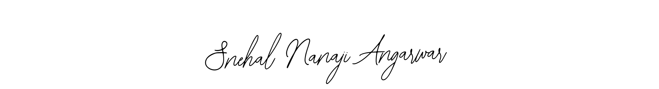 It looks lik you need a new signature style for name Snehal Nanaji Angarwar. Design unique handwritten (Bearetta-2O07w) signature with our free signature maker in just a few clicks. Snehal Nanaji Angarwar signature style 12 images and pictures png