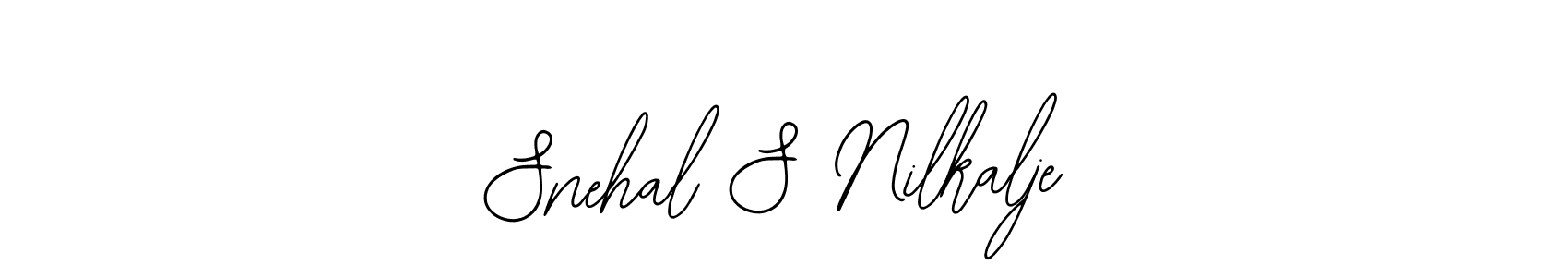 Make a beautiful signature design for name Snehal S Nilkalje. With this signature (Bearetta-2O07w) style, you can create a handwritten signature for free. Snehal S Nilkalje signature style 12 images and pictures png