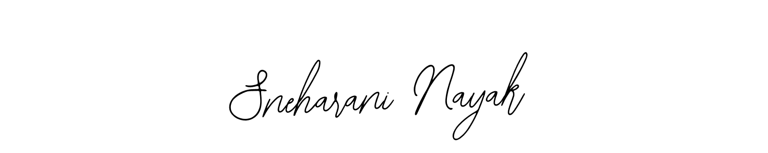 Bearetta-2O07w is a professional signature style that is perfect for those who want to add a touch of class to their signature. It is also a great choice for those who want to make their signature more unique. Get Sneharani Nayak name to fancy signature for free. Sneharani Nayak signature style 12 images and pictures png