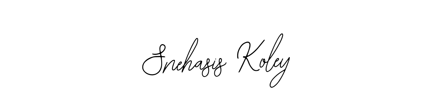 Also You can easily find your signature by using the search form. We will create Snehasis Koley name handwritten signature images for you free of cost using Bearetta-2O07w sign style. Snehasis Koley signature style 12 images and pictures png