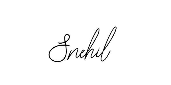 How to make Snehil signature? Bearetta-2O07w is a professional autograph style. Create handwritten signature for Snehil name. Snehil signature style 12 images and pictures png