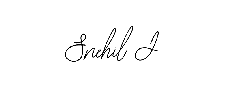 How to Draw Snehil J signature style? Bearetta-2O07w is a latest design signature styles for name Snehil J. Snehil J signature style 12 images and pictures png