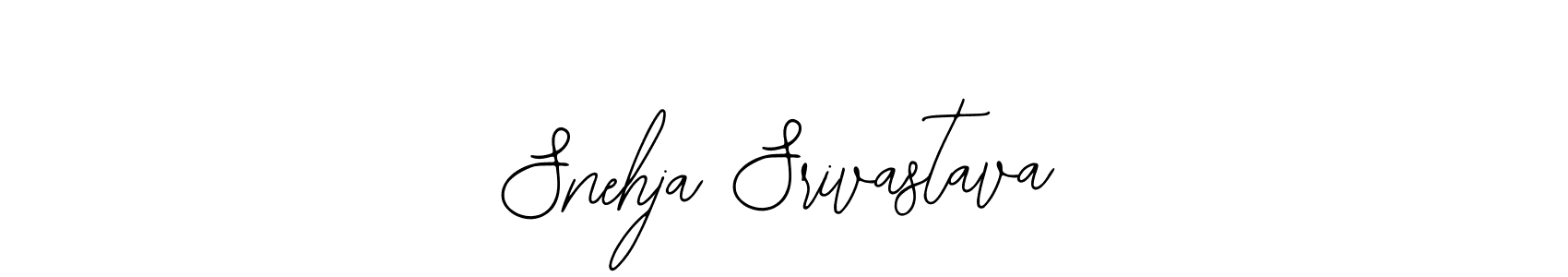Bearetta-2O07w is a professional signature style that is perfect for those who want to add a touch of class to their signature. It is also a great choice for those who want to make their signature more unique. Get Snehja Srivastava name to fancy signature for free. Snehja Srivastava signature style 12 images and pictures png