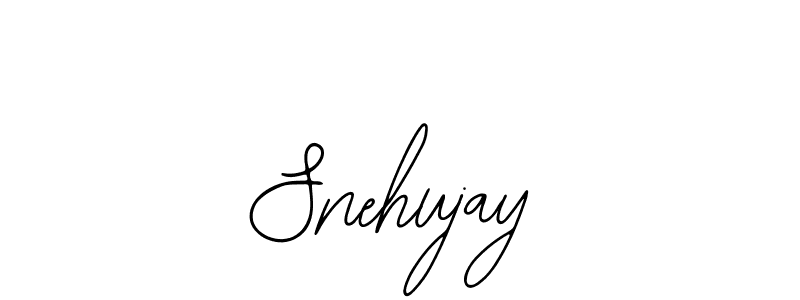The best way (Bearetta-2O07w) to make a short signature is to pick only two or three words in your name. The name Snehujay include a total of six letters. For converting this name. Snehujay signature style 12 images and pictures png