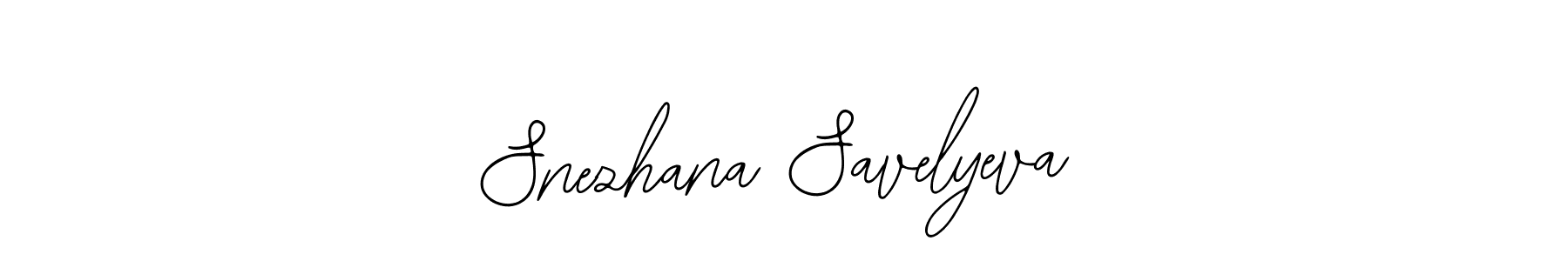 Make a beautiful signature design for name Snezhana Savelyeva. With this signature (Bearetta-2O07w) style, you can create a handwritten signature for free. Snezhana Savelyeva signature style 12 images and pictures png