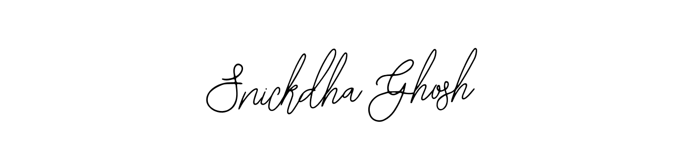 Also we have Snickdha Ghosh name is the best signature style. Create professional handwritten signature collection using Bearetta-2O07w autograph style. Snickdha Ghosh signature style 12 images and pictures png