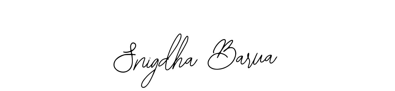 How to make Snigdha Barua signature? Bearetta-2O07w is a professional autograph style. Create handwritten signature for Snigdha Barua name. Snigdha Barua signature style 12 images and pictures png
