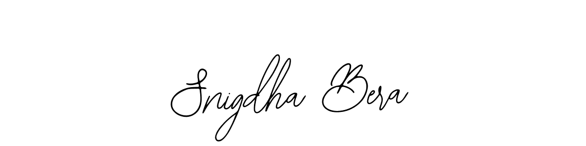 Also You can easily find your signature by using the search form. We will create Snigdha Bera name handwritten signature images for you free of cost using Bearetta-2O07w sign style. Snigdha Bera signature style 12 images and pictures png