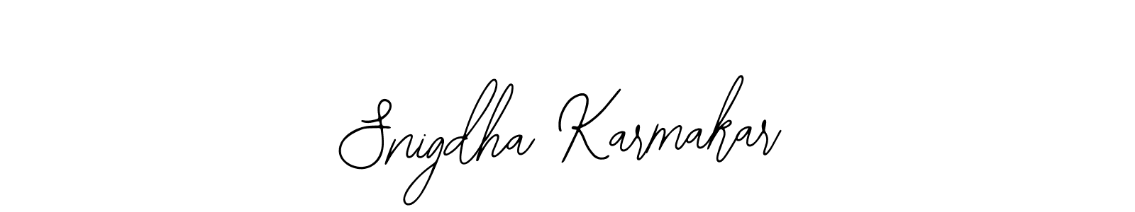 Design your own signature with our free online signature maker. With this signature software, you can create a handwritten (Bearetta-2O07w) signature for name Snigdha Karmakar. Snigdha Karmakar signature style 12 images and pictures png