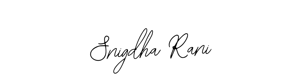 Also You can easily find your signature by using the search form. We will create Snigdha Rani name handwritten signature images for you free of cost using Bearetta-2O07w sign style. Snigdha Rani signature style 12 images and pictures png