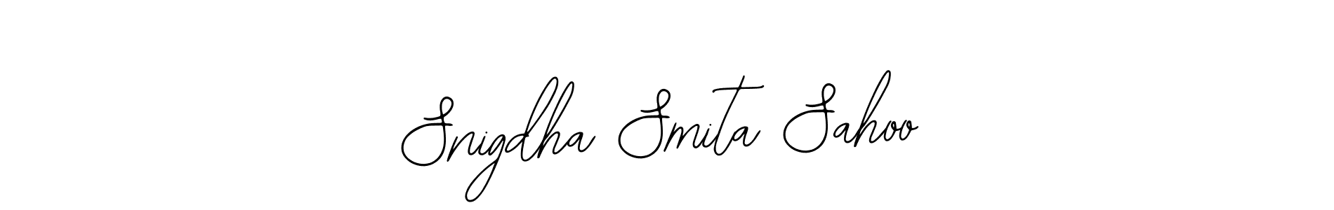 Make a beautiful signature design for name Snigdha Smita Sahoo. Use this online signature maker to create a handwritten signature for free. Snigdha Smita Sahoo signature style 12 images and pictures png