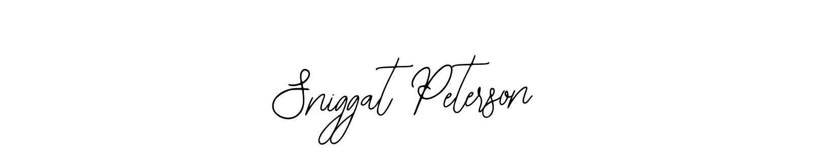 Design your own signature with our free online signature maker. With this signature software, you can create a handwritten (Bearetta-2O07w) signature for name Sniggat Peterson. Sniggat Peterson signature style 12 images and pictures png