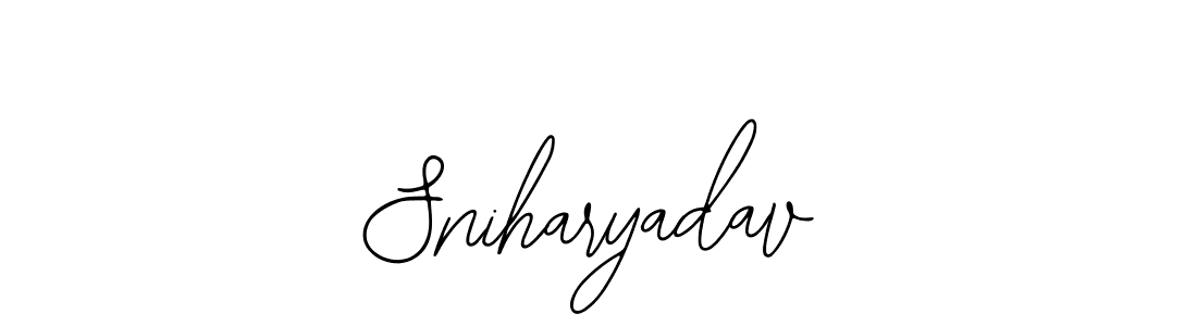 Design your own signature with our free online signature maker. With this signature software, you can create a handwritten (Bearetta-2O07w) signature for name Sniharyadav. Sniharyadav signature style 12 images and pictures png