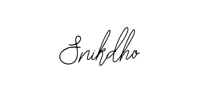 Make a beautiful signature design for name Snikdho. With this signature (Bearetta-2O07w) style, you can create a handwritten signature for free. Snikdho signature style 12 images and pictures png