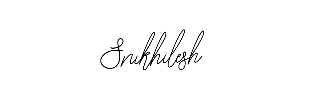 if you are searching for the best signature style for your name Snikhilesh. so please give up your signature search. here we have designed multiple signature styles  using Bearetta-2O07w. Snikhilesh signature style 12 images and pictures png