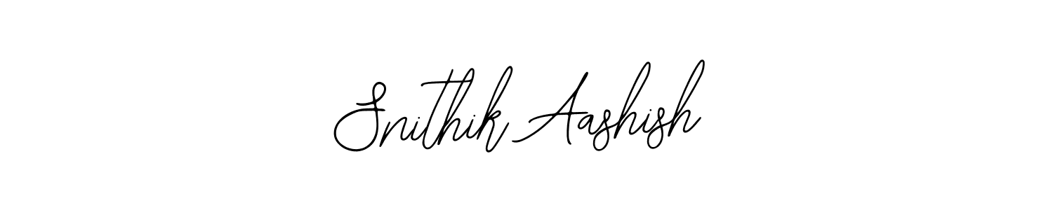 You should practise on your own different ways (Bearetta-2O07w) to write your name (Snithik Aashish) in signature. don't let someone else do it for you. Snithik Aashish signature style 12 images and pictures png