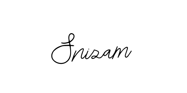 Also You can easily find your signature by using the search form. We will create Snizam name handwritten signature images for you free of cost using Bearetta-2O07w sign style. Snizam signature style 12 images and pictures png