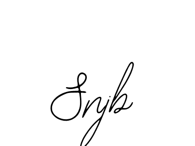 Make a beautiful signature design for name Snjb. With this signature (Bearetta-2O07w) style, you can create a handwritten signature for free. Snjb signature style 12 images and pictures png