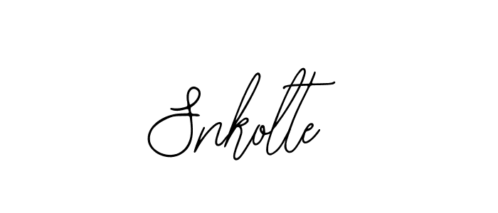 Bearetta-2O07w is a professional signature style that is perfect for those who want to add a touch of class to their signature. It is also a great choice for those who want to make their signature more unique. Get Snkolte name to fancy signature for free. Snkolte signature style 12 images and pictures png