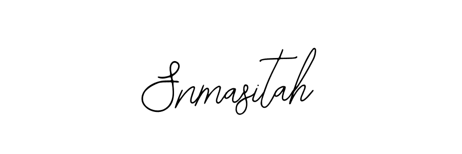 Make a beautiful signature design for name Snmasitah. With this signature (Bearetta-2O07w) style, you can create a handwritten signature for free. Snmasitah signature style 12 images and pictures png