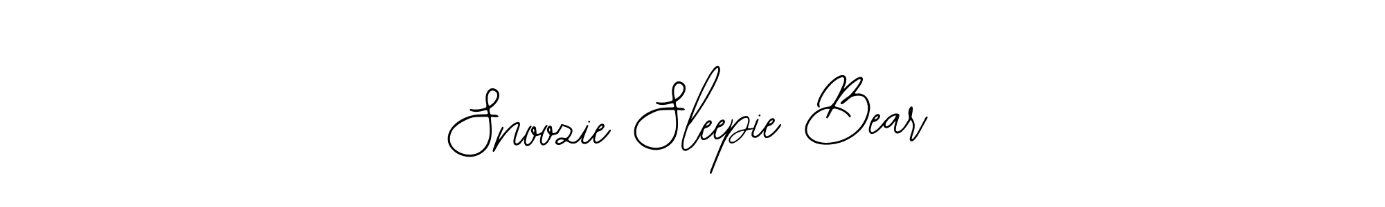 Best and Professional Signature Style for Snoozie Sleepie Bear. Bearetta-2O07w Best Signature Style Collection. Snoozie Sleepie Bear signature style 12 images and pictures png