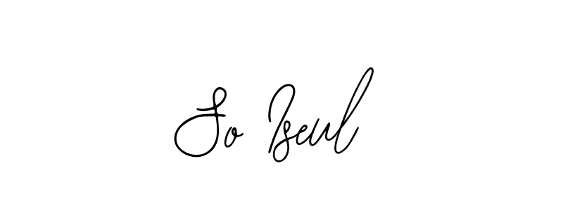 The best way (Bearetta-2O07w) to make a short signature is to pick only two or three words in your name. The name So Iseul include a total of six letters. For converting this name. So Iseul signature style 12 images and pictures png