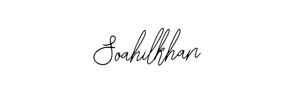 Make a beautiful signature design for name Soahilkhan. With this signature (Bearetta-2O07w) style, you can create a handwritten signature for free. Soahilkhan signature style 12 images and pictures png