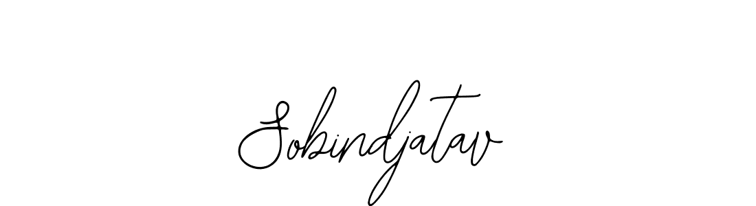 The best way (Bearetta-2O07w) to make a short signature is to pick only two or three words in your name. The name Sobindjatav include a total of six letters. For converting this name. Sobindjatav signature style 12 images and pictures png