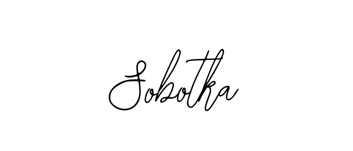 Use a signature maker to create a handwritten signature online. With this signature software, you can design (Bearetta-2O07w) your own signature for name Sobotka. Sobotka signature style 12 images and pictures png